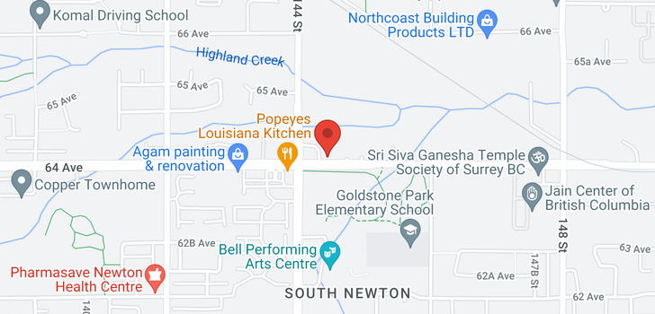 map of 29 14499 64 AVENUE